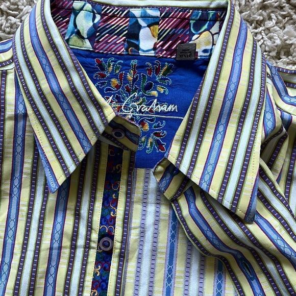 Robert Graham Men's Button Down XL - Picture 16 of 16